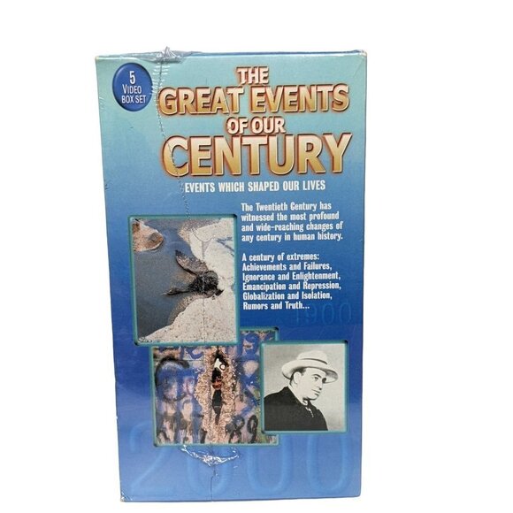 The Great Events Of Our Century VHS Box Set - Picture 4 of 5